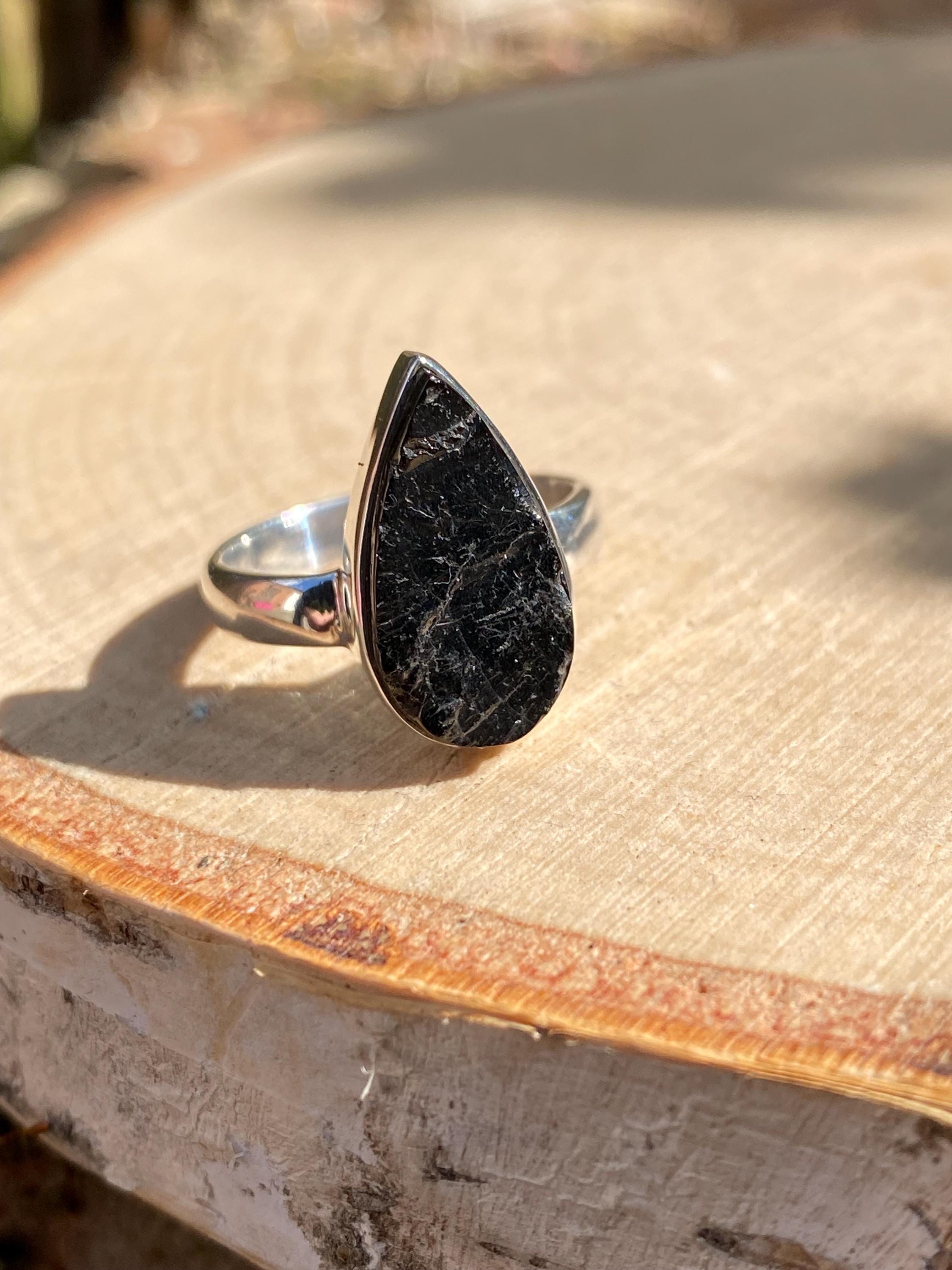 High Quality Shungite Sterling Silver Ring