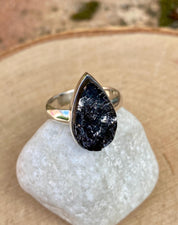 High Quality Shungite Sterling Silver Ring