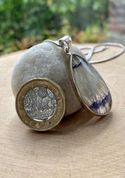 Blue John Silver Pendant