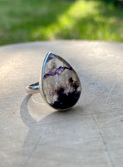 Blue John Silver Ring - An Extremely Rare