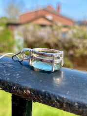 Green Amethyst (Prasiolite ) and Silver Pendant