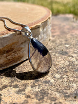 Blue John Sterling Silver Teardrop Pendant