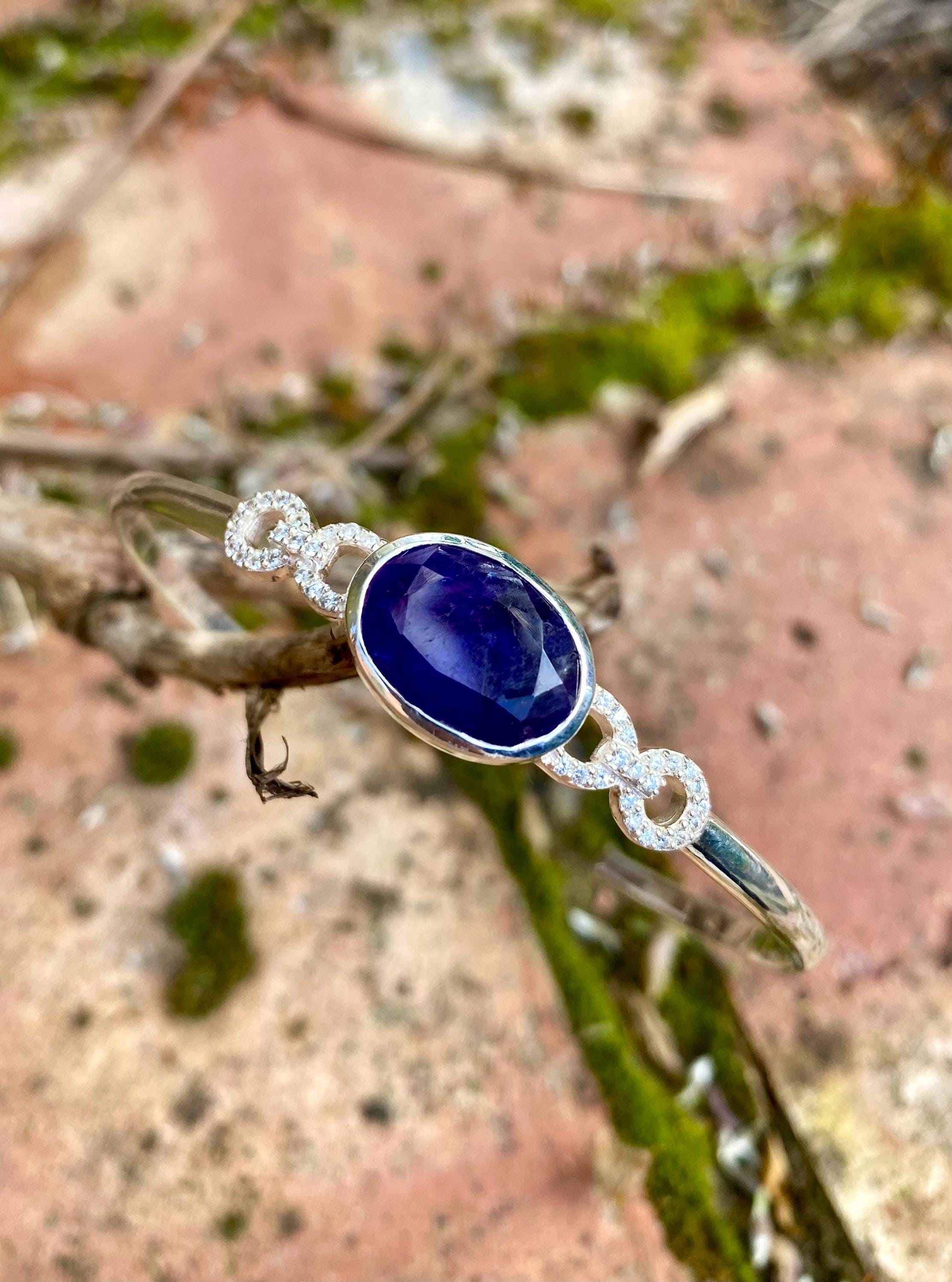 Sapphire Sterling Silver Bracelet