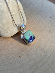 Sterling (Monarch) Opal and Silver Pendant