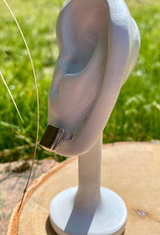 MUONIONALUSTA meteorite Sweden sterling sliver studs