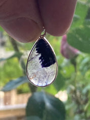 Blue John Sterling Silver Teardrop Pendant