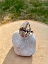 Blue John Silver Ring - An Extremely Rare