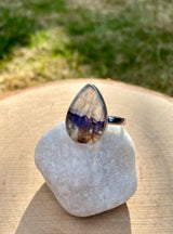 Blue John Silver Ring - Extremely Rare