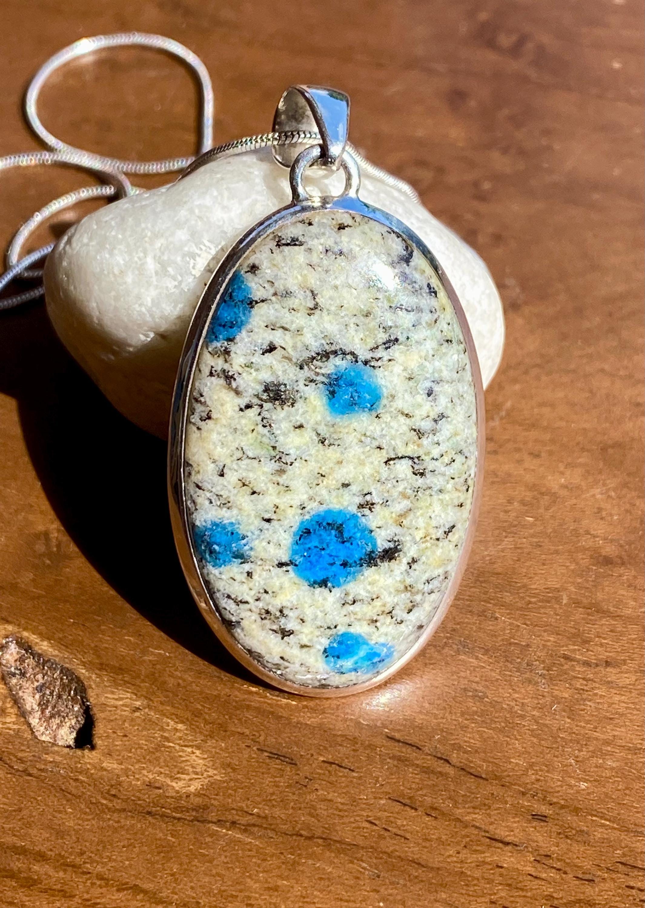 K2 Jasper and Sterling Silver Oval Pendant.