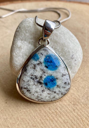 K2 Jasper and Sterling Silver Teardrop Pendant