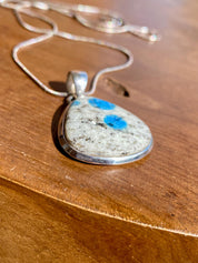 K2 Jasper and Sterling Silver Teardrop Pendant