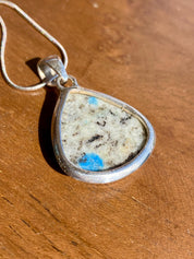 K2 Jasper and Sterling Silver Teardrop Pendant