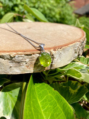 Natural Oval Peridot 925 Sterling Silver Pendant