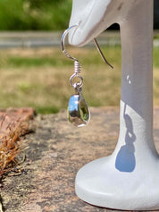 Teardrop Peridot 925 Sterling Silver Dangle Earrings