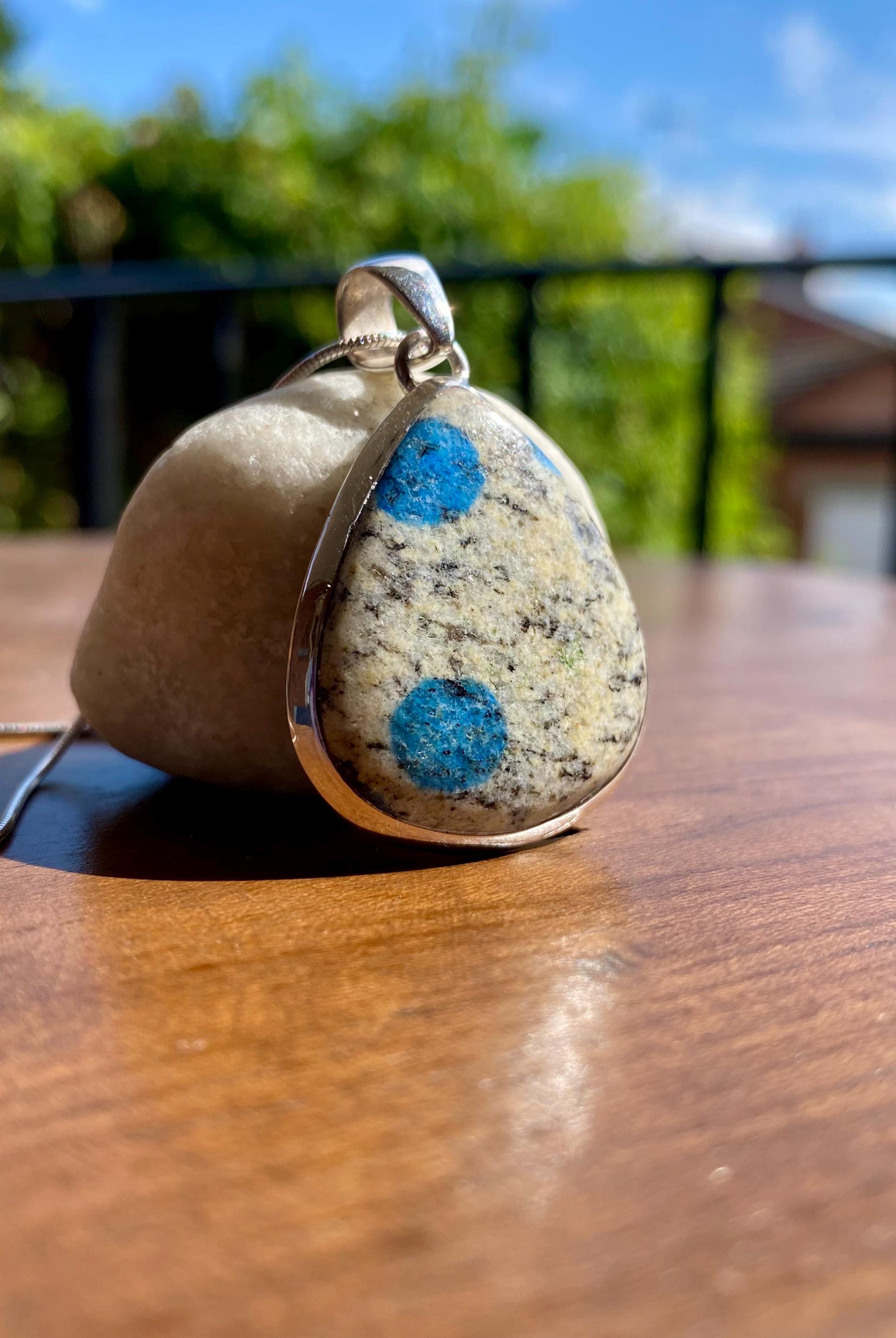 K2 Jasper and Sterling Silver Teardrop Pendant