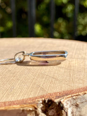 Blue John Sterling Silver Rectangular Pendant