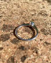 Round Cut Peridot 925 Sterling Silver Ring