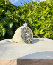 Pyrite Drusy/Druzy Silver Pendant