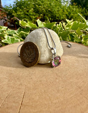 Mystic Topaz Sterling Silver Pendant: Rainbow Gemstone, Handmade