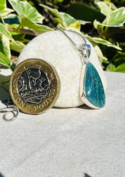 Natural Australian Pendant 20mm x 13mm Sterling Silver Handmade UK gift