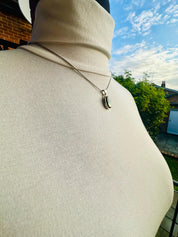 Ammolite Sterling Silver Pendant: Iridescent Gemstone Jewelry