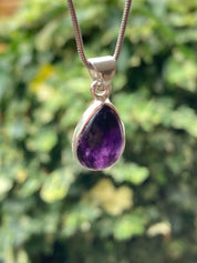 Blue John Sterling Silver Teardrop Pendant 1.6cm x 1.0cm