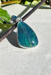 Natural Australian Pendant 20mm x 13mm Sterling Silver Handmade UK gift