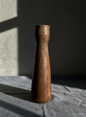 Hand Turned Pear Wood Vase – Rare UK Timber