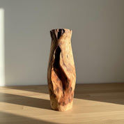 Hand-Turned Elm Wooden Vase | Organic Modern Scandinavian Decor | 5th Anniversary Wood Gift | UK Handmade