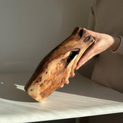 Hand-Turned Elm Wooden Vase | Organic Modern Scandinavian Decor | 5th Anniversary Wood Gift | UK Handmade