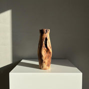 Hand-Turned Elm Wooden Vase | Organic Modern Scandinavian Decor | 5th Anniversary Wood Gift | UK Handmade