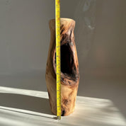 Hand-Turned Elm Wooden Vase | Organic Modern Scandinavian Decor | 5th Anniversary Wood Gift | UK Handmade