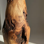 Hand-Turned Elm Wooden Vase | Organic Modern Scandinavian Decor | 5th Anniversary Wood Gift | UK Handmade