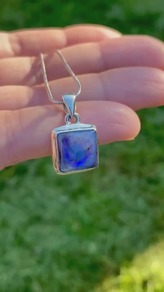 Sterling (Monarch) Opal Sterling Silver Pendant