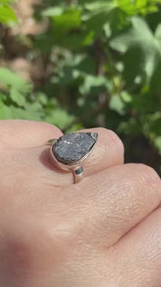 High Quality Shungite Sterling Silver Ring