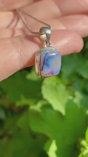 Sterling (Monarch) Opal Sterling Silver Pendant
