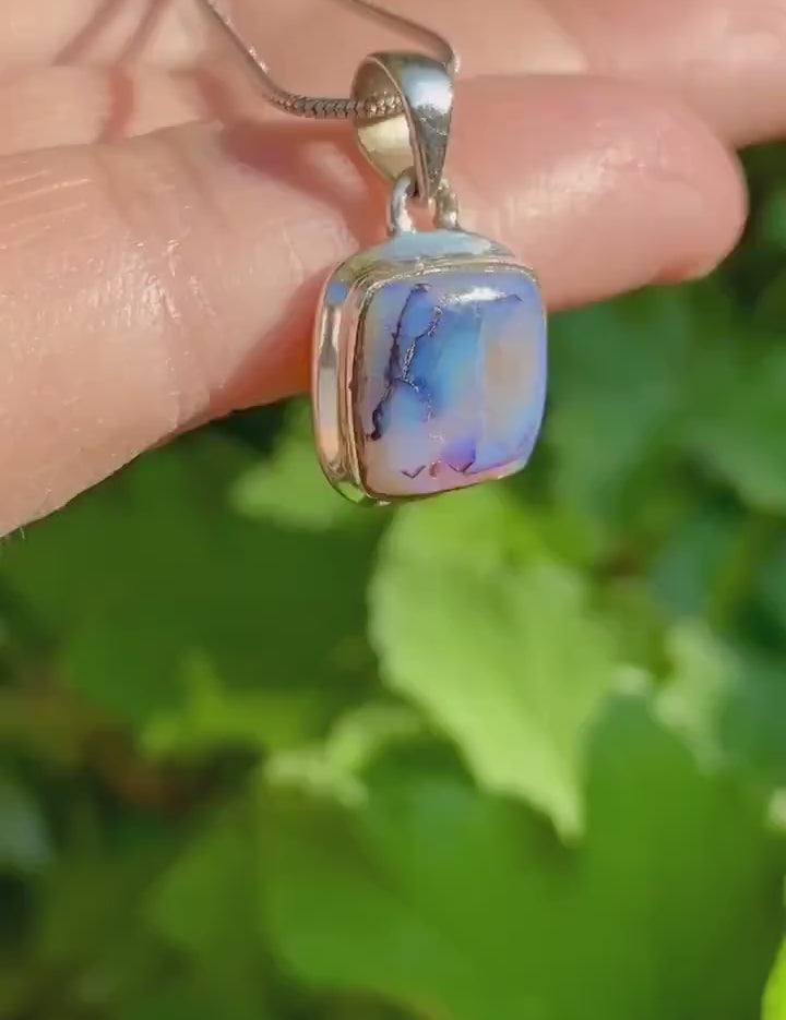Sterling (Monarch) Opal Sterling Silver Pendant
