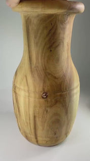 Solid Scandinavian Ash Wood Vase